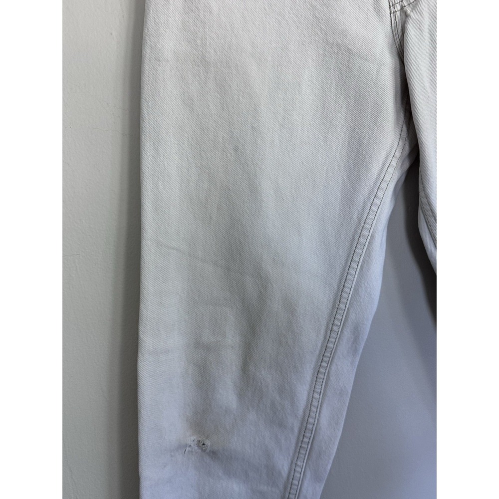 Vintage '92 Levi's 550 Jeans 30x32 (28x31) Cream 90s Made in USA Orange Tab - Picture 2 of 16